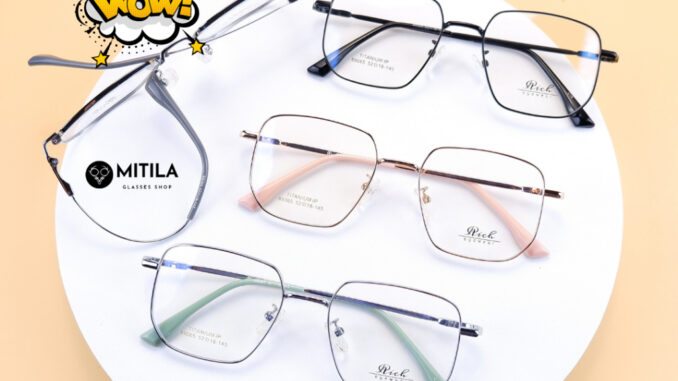 กรอบแว่นตาไทเทเนียม​​ Rich ของแท้ 100% Titanium​ IP​ ดัดงอได้