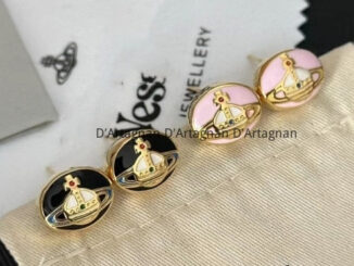 {พร้อมส่ง} Vivienne ใหม่ ต่างหูเข็มเงิน 925 ชุบทอง ทรงกลม 1x1.8 ซม. คุณภาพสูง สไตล์เกาหลีเรโทร แฟชั่นสําหรับผู้หญิง A1489 2023A1490