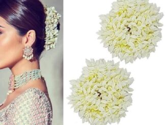 Kondai Malai Jasmine Scrunchie Jasmine แฮร์บัน กาจร้า มาลลิปู มาลัย - ยางรัดผม (1 ชิ้น)