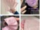 พร้อมส่ง            ลายการ์ตูนน่ารัก สีพาสเทล มี 3 สี สีชมพู สีม่วง สีขาว ( 1แพ็ค 50ชิ้น )หนา
