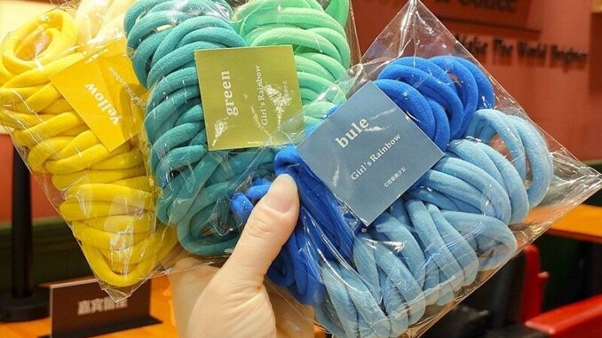 ยางรัดผม W54 ยางรัดผมไล่โทนสี สีอ่อน สีพาสเทล สไตล์เกาหลีน่ารักๆ 1แพ็ค 50ชิ้น