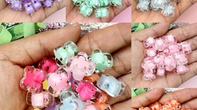 ลูกปัดอะคริลิค ลายดอกไม้ ขนาดเล็ก 14.7 มม. สําหรับทําสร้อยข้อมือ โทรศัพท์มือถือ DIY 20 ชิ้น ลูกปัดอะคริลิค ลายดอกไม้ ขนาดเล็ก 14.7 มม. สําหรับทําสร้อยข้อมือ โทรศัพท์มือถือ DIY 20 ชิ้น