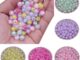 ลูกปัดอะคริลิคใส สีแคนดี้ 8/10 มม. สําหรับทําเครื่องประดับ DIY (20/40 ชิ้นต่อถุง)