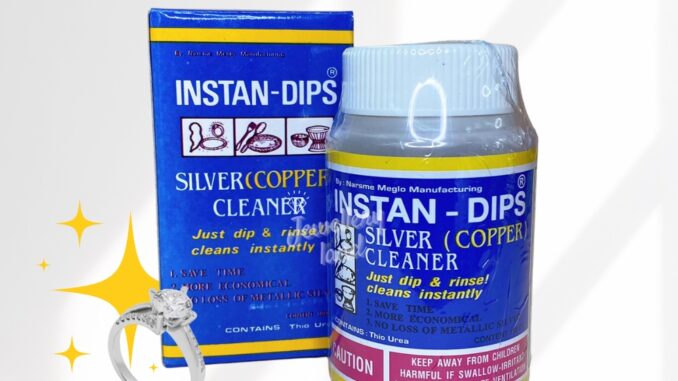น้ำยาล้างเครื่องเงิน น้ำยาล้างคราบดำ น้ำยาล้างเงิน INSTAN-DIPS SILVER (COPPER) Cleaner