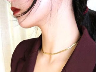 สร้อยคอโซ่ เหล็กไทเทเนียม ทอง 18K ไม่จางง่าย เข้ากับทุกการแต่งกาย สําหรับผู้หญิง