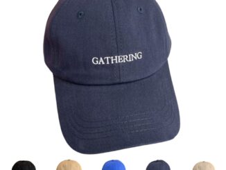 หมวกแก๊ป ทันสมัยด้วยการปัก "GATHERING" สไตล์เกาหลี มีให้เลือกหลากสี ใส่ได้ทั้งสองเพศ