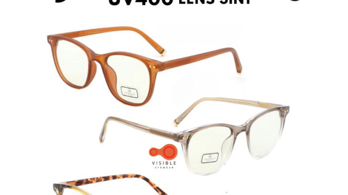 VISIBLE EYEWEAR CANAAN 5296 แว่นกรองแสงสีฟ้า ออกแดดเปลี่ยนสีออโต้