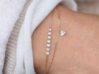 ชุดสร้อยข้อมือผู้หญิง Rhinestone Heart อเนกประสงค์A09-03-14