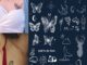【Magic Tattoo】สติกเกอร์รอยสักชั่วคราว ลายผีเสื้อ งู หางนางเงือก ไดโนเสาร์ เสือ กันน้ํา ติดทนนาน 15 วัน