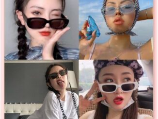 [จัดส่งที่รวดเร็ว]แว่นแฟชั่น แว่นวินเทจ แว่นตาดารา แคชอาย hip-hop เรโทร แว่นกันแดด ทรงสี่เหลี่ยมผืนผ้า สไตล์เกาหลี