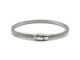 สร้อยข้อมือเงินถักเปียลายกระดูกงู สี่เสากลม เงินแท้ 925 : DSP 925 Sterling Silver Braided Bracelets [CLSP0026]