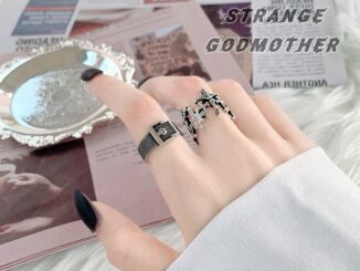 ปรับขนาดได้ แหวน รูปเข็มขัด ไม้การเขน เครื่องประดับ สำหรับผู้ชายและผู้หญิง R37