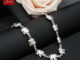 MT สร้อยคอเงินแท้  รูปช้าง ยาว 18 นิ้ว สร้อยคอระย้า 925 Sterling Silver Elephant Necklace (snl103-18) MT Jewelry มณีธารา