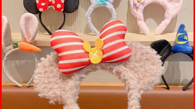 Ys ที่คาดผม ผ้ากํามะหยี่ขนนิ่ม ลายการ์ตูนดิสนีย์ StellaLou Mickey ShellieMay LinaBell Minnie สําหรับเด็ก