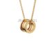 ใหม่ ขายดี B.zero1 สร้อยคอ พร้อมจี้ ทรงกลม ขนาดเล็ก สีเหลือง ทอง 18kt สีโรสโกลด์ 18kt 2021