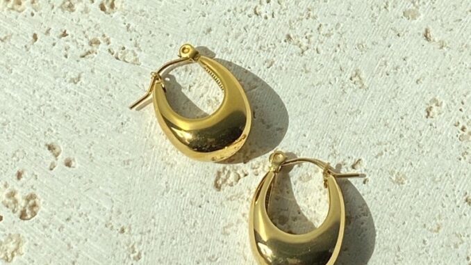imean.store - Gorgeous gold hoops with titanium | ต่างหูห่วงงานไทเทเนี่ยมสีทอง 2 cm imean.store - Gorgeous gold hoops with titanium | ต่างหูห่วงงานไทเทเนี่ยมสีทอง 2 cm