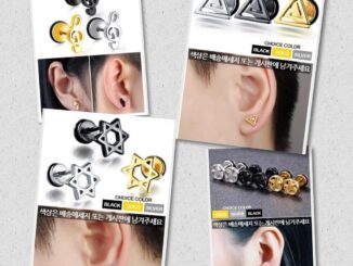✅ จิวหู ต่างหู ตุ้มหู จิวหูผู้ชาย ต่างหูผู้ชาย ต่างหูชาย Stainless Steel เกรด 316 งานพรีเมี่ยม จาก เกาหลี  ก้าน 1.2 mm
