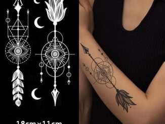 【COCO Magic tattoo】สติกเกอร์รอยสักชั่วคราว กึ่งถาวร กันน้ํา ติดทนนาน 15 วัน 18 ซม.*11 ซม.