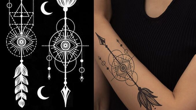 【COCO Magic tattoo】สติกเกอร์รอยสักชั่วคราว กึ่งถาวร กันน้ํา ติดทนนาน 15 วัน 18 ซม.*11 ซม.