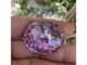แพซ CZ LAVENDOR 35x30 mm weight 235 กะรัต (carats )แพซ CZ เพชรรัสเซีย เนื้อแข็ง
