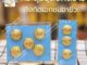 กระดุมชุดปกติขาว สังกัดเอกชนอาชีวะ-กระดุมตราเอกชนอาชีวะสีทอง สำหรับติดชุดปกติขาว