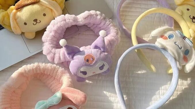 ที่คาดผมการ์ตูน sanrio เข็มกลัด kulomi น่ารัก