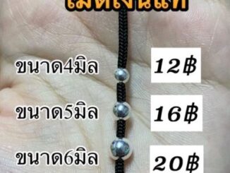 เม็ดเงินแท้ขัดเงา เงินแท้ 92.5%
