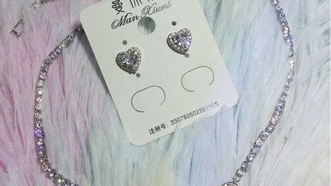 ⚡Sale⚡ ชุดเครื่องประดับเพชรCz