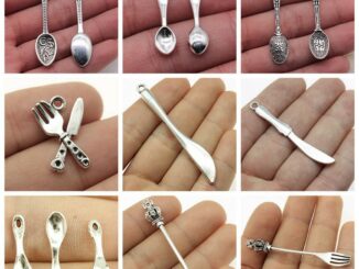 ส้อม และช้อน แฮนด์เมด สําหรับทําเครื่องประดับ Diy