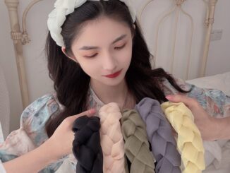 INS แฟชั่นสีสันชีฟองมือถักกิ๊บหญิงคุณภาพสูงของขวัญวันเกิด