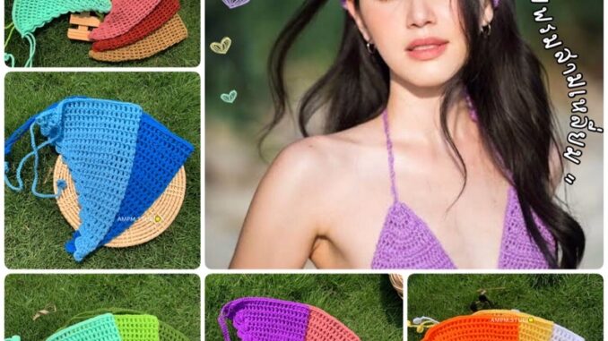 พร้อมส่ง !! ผ้าคาดผมไหมพรม/ที่คาดผมไหมพรม ที่คาดผมวินเทจ สามเหลี่ยม | AMPM.STUDIO