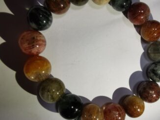 สร้อยข้อมือผีคริสตัลหลากสีธรรมชาติ 8mm-14mm