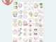 [พร้อมส่ง] แทททูสติ๊กเกอร์ 1 ชุดได้ 30 แผ่น แทททู สไตล์เกาหลี ลายน่ารักกวนๆ ได้ 30 แผ่น 30 ลายเลยจ้า INS-01