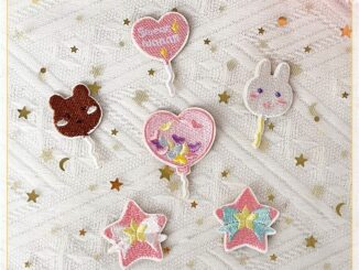 ✿ Ins - แผ่นสติกเกอร์ ลายกระต่าย หมี หัวใจ ลูกโป่ง ดาว มีกาวในตัว ✿ แผ่นแพทช์รีดติดเสื้อ ปักลาย DIY สําหรับตกแต่งเสื้อผ้า กระเป๋า 1 ชิ้น