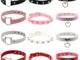พร้อมส่ง  โชคเกอร์ หนังPU โชคเกอร์ลายแมว สไตล์พังค์ โกธิค Choker Punk Gothic โชคเกอร์สีทูโทน โชคเกอร์สองสี