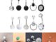 [highbuying] เครื่องประดับ จิวสะดือ คริสตัล แวววาว เจาะร่างกาย หน้าท้อง สําหรับผู้หญิง 5 ชิ้น