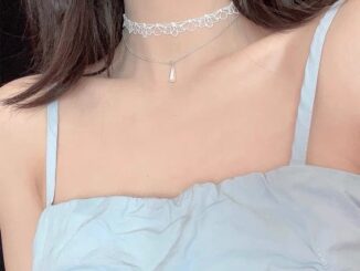 โช้กเกอร์ ลูกไม้คู่ มุก จี้ คอ ไหปลาร้า โซ่ สร้อยคอคู่ เครื่องประดับแฟชั่นเกาหลี