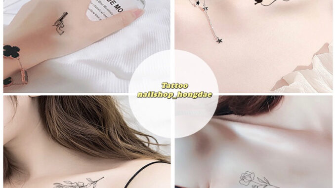2/2 tattoo minimal Eng พร้อมส่ง
