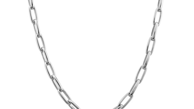 Jewellista สร้อยคอโซ่ Orianna เงินแท้ 925 ประดับพลอย CZ