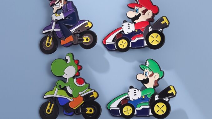 เข็มกลัด รูปการ์ตูนอนิเมะ Super Mario Yoshi Tortoise ของขวัญสําหรับเพื่อน