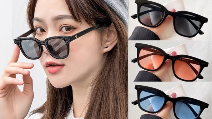 แว่นตากันแดด กรอบสี่เหลี่ยม สีใส สไตล์เรโทร สําหรับผู้ชาย และผู้หญิง แว่นตากันแดด กรอบสี่เหลี่ยม สีใส สไตล์เรโทร สําหรับผู้ชาย และผู้หญิง
