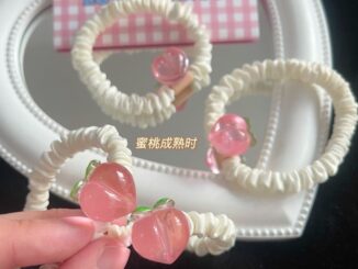 ยางรัดผม รูปหัวใจ ขนาดใหญ่ สีชมพู สําหรับผู้หญิง 2022