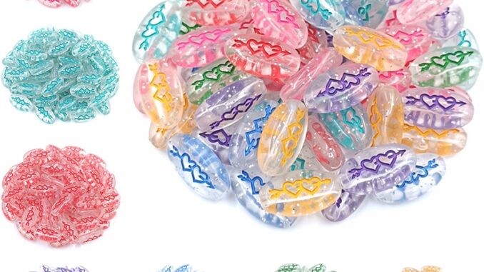 ลูกปัดอะคริลิคใส รูปหัวใจ สําหรับทําเครื่องประดับ DIY 10 ชิ้น/ถุง ลูกปัดอะคริลิคใส รูปหัวใจ สําหรับทําเครื่องประดับ DIY 10 ชิ้น/ถุง