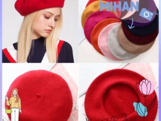 Mihan หมวกเบเร่ต์ ผ้าวูล สีพื้น ให้ความอบอุ่น สไตล์ฝรั่งเศส เหมาะกับฤดูใบไม้ร่วง ฤดูหนาว สําหรับผู้หญิง