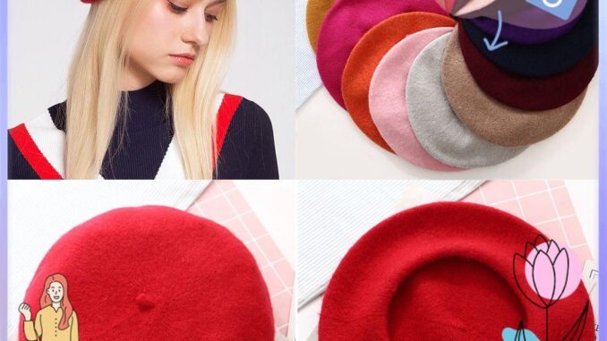 Mihan หมวกเบเร่ต์ ผ้าวูล สีพื้น ให้ความอบอุ่น สไตล์ฝรั่งเศส เหมาะกับฤดูใบไม้ร่วง ฤดูหนาว สําหรับผู้หญิง
