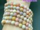 Agate alashanอาเกตธรรมชาติ สีแคนดี้ สีพาสเทล หวานน่ารัก หินนำโชค หินมงคล