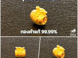 ถุงทองทองแท้ 0.1 กรัม ไซร์จิ๋ว ทองคำแท้ 99.9 มีใบรับประกันทองแท้