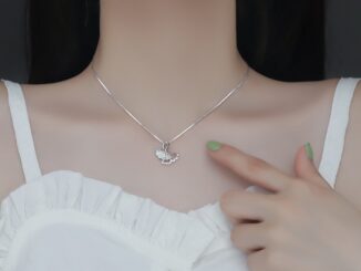 สร้อยคอ จี้ใบแปะก๊วย สีเงิน แฟชั่นฤดูใบไม้ผลิ และฤดูร้อน สไตล์เกาหลี สําหรับผู้หญิง