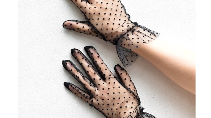 ถุงมือสั้นแฟชั่น ถุงมือเจ้าสาวลายจุด ถุงมือแฟชั่นสำหรับผู้หญิง ถุงมือสั้นแฟชั่น ถุงมือเจ้าสาวลายจุด ถุงมือแฟชั่นสำหรับผู้หญิง