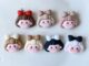 【MEET】1 ชิ้น/ถุง หญิงสาวน่ารัก อุปกรณ์ DIY เรซิ่น การ์ตูนน่ารัก แพคเกจวัสดุกาวครีม 3Dสามมิติสต DIYวัสดุทำมือ อุปกรณ์เสริม เคสโทรศัพท์